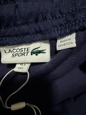Lacoste Sport Navy Croc Logo shorts